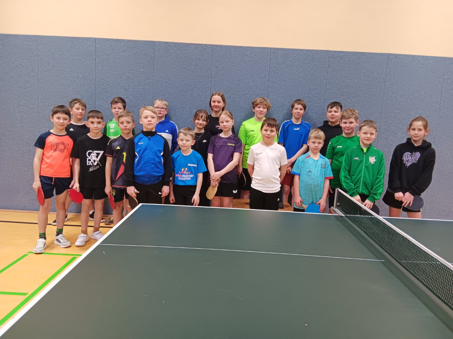 43. Mini-Meisterschaften 2026 beim Kreisentscheid im Kreis Bautzen in Hochkirch - Alle Teilnehmer und Teilnehmerinnen - Foto von Ines Mietzsch